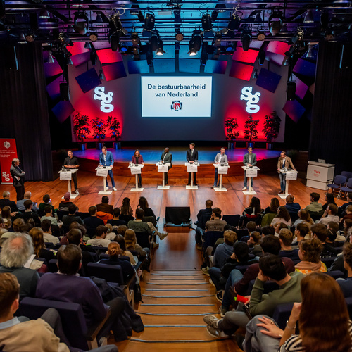 Foto-impressie | Verkiezingsdebat @TU/e: Wie bouwt de toekomst?