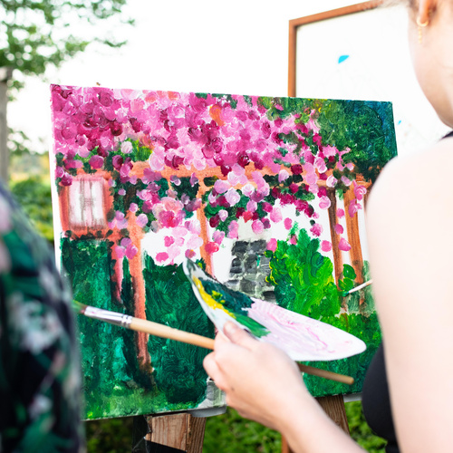 Foto-impressie | workshop landscape painting