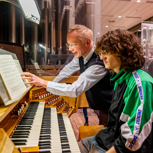 Foto-impressie | workshop orgel spelen