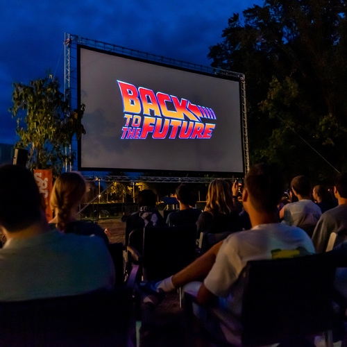 Foto-impressie buitenfilm: Back to the Future 