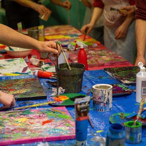 Photo impression | workshop action painting