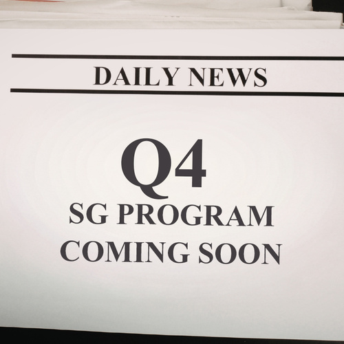 Wanneer kun je je aanmelden voor nieuwe Q4 SG-programma’s?
